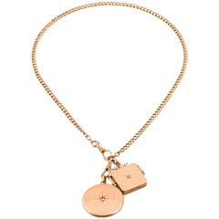 Watch Chain Charm Necklace