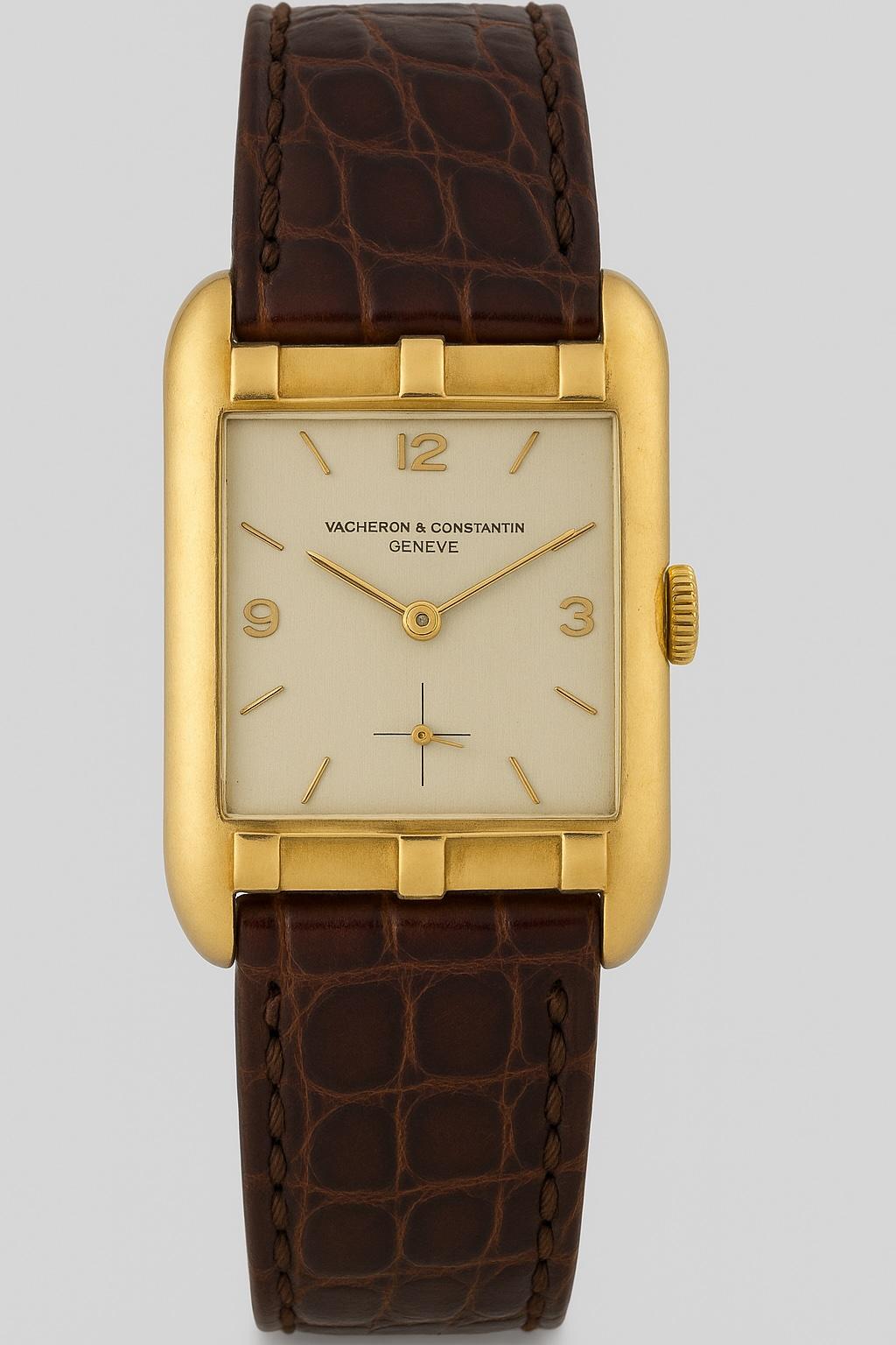 Vacheron & Constantin Genève Strap Watch, circa 1940s For Sale 2