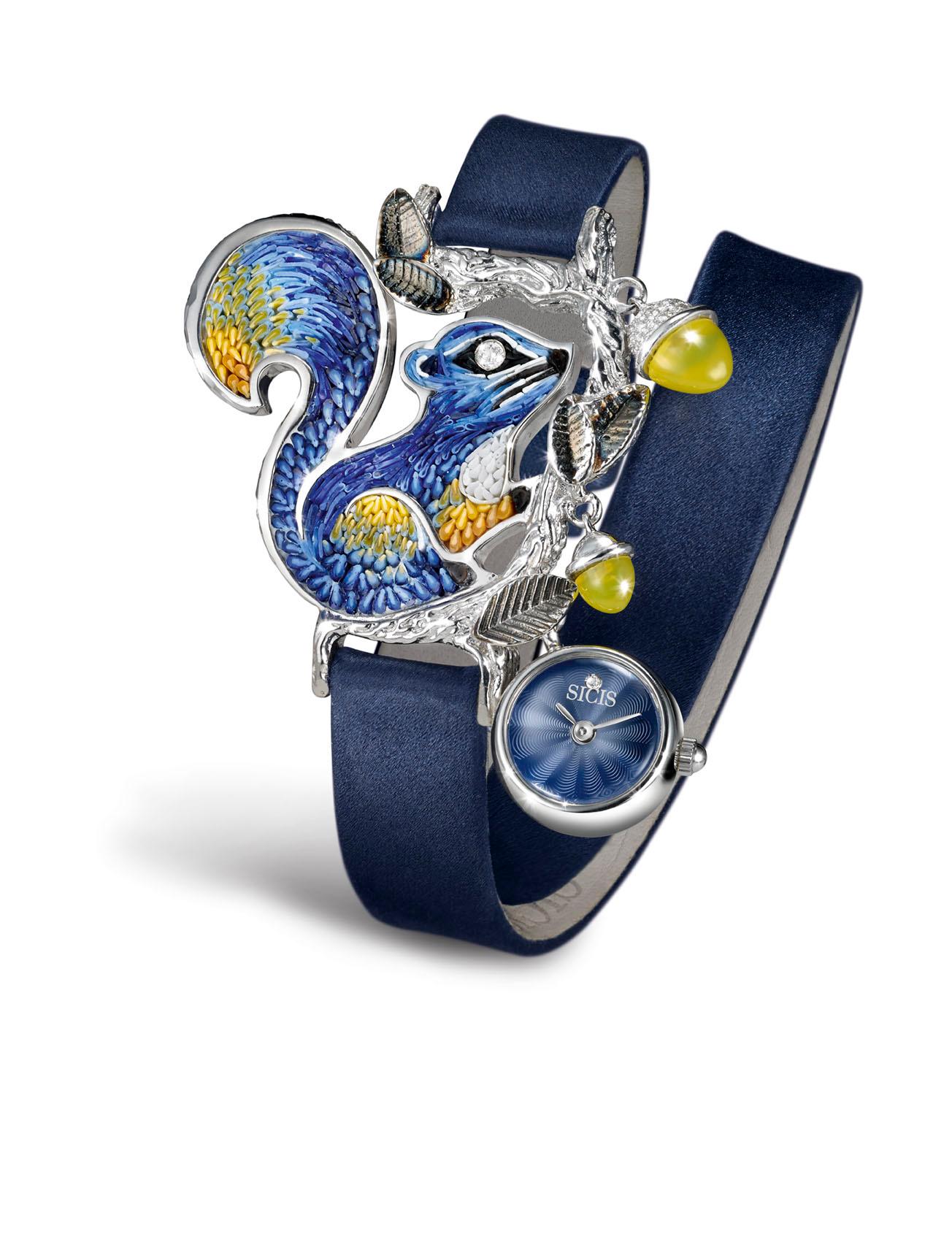 mosaic dial watch