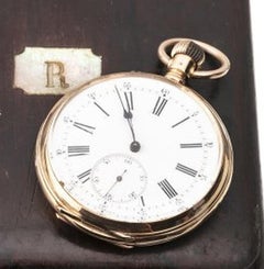 Watches - 18K Gold Pocket Watch - Humbert Ramuz & Co.