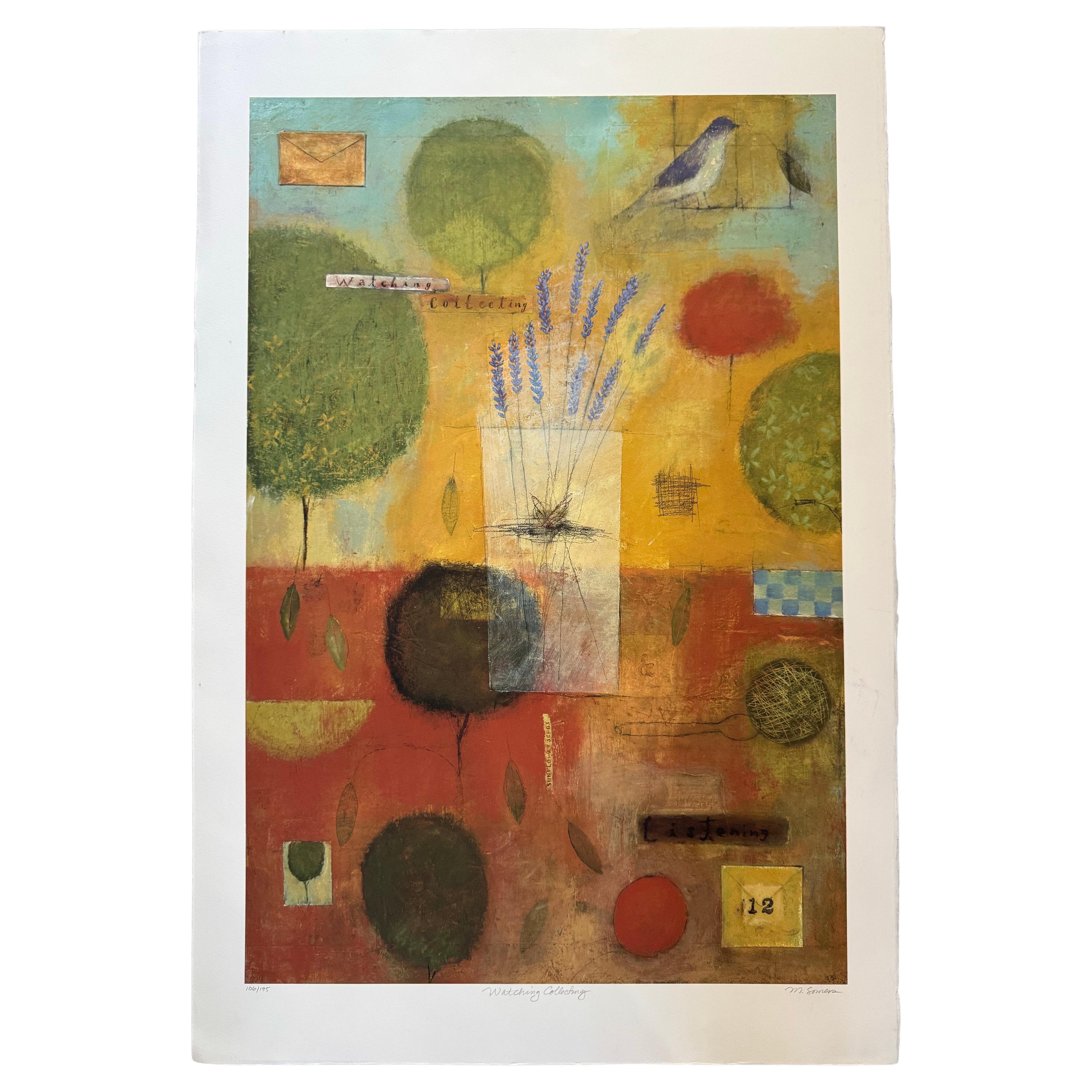 "Watching Collecting" par Marti Somers - Impression signée à tirage limité, 106/195