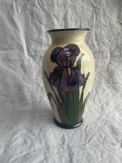 Watcombe Art Pottery Iris Vase, Torquay, England, 1933