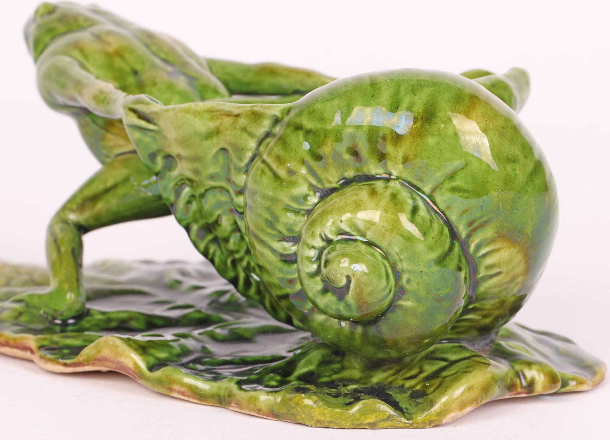 frog pottery painting