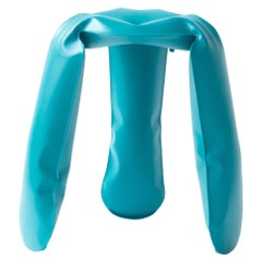 Water Blue Mini Plopp Stool by Zieta