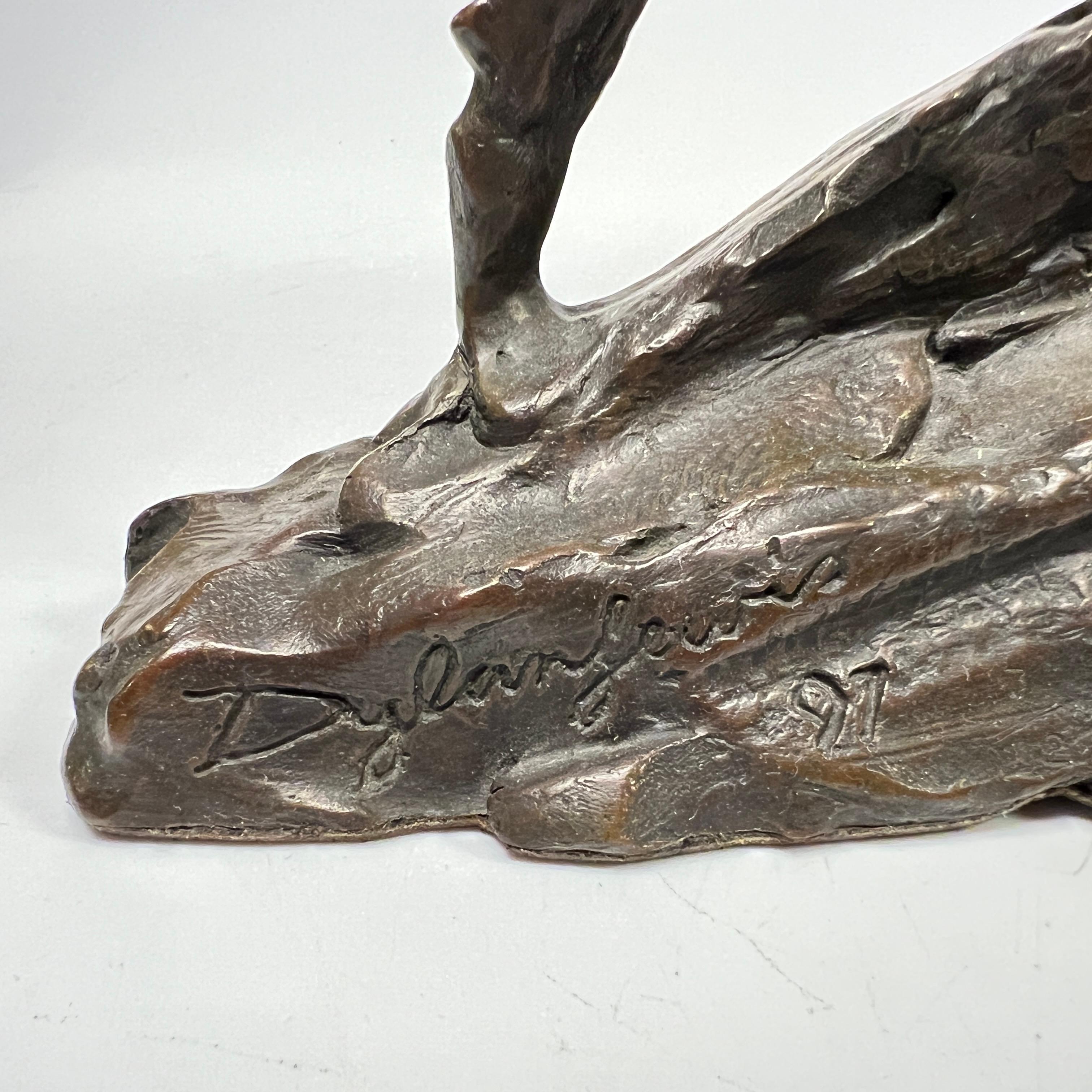 Escultura de bronce Búfalo de agua de Dylan Lewis (1964- ) Patinado en venta