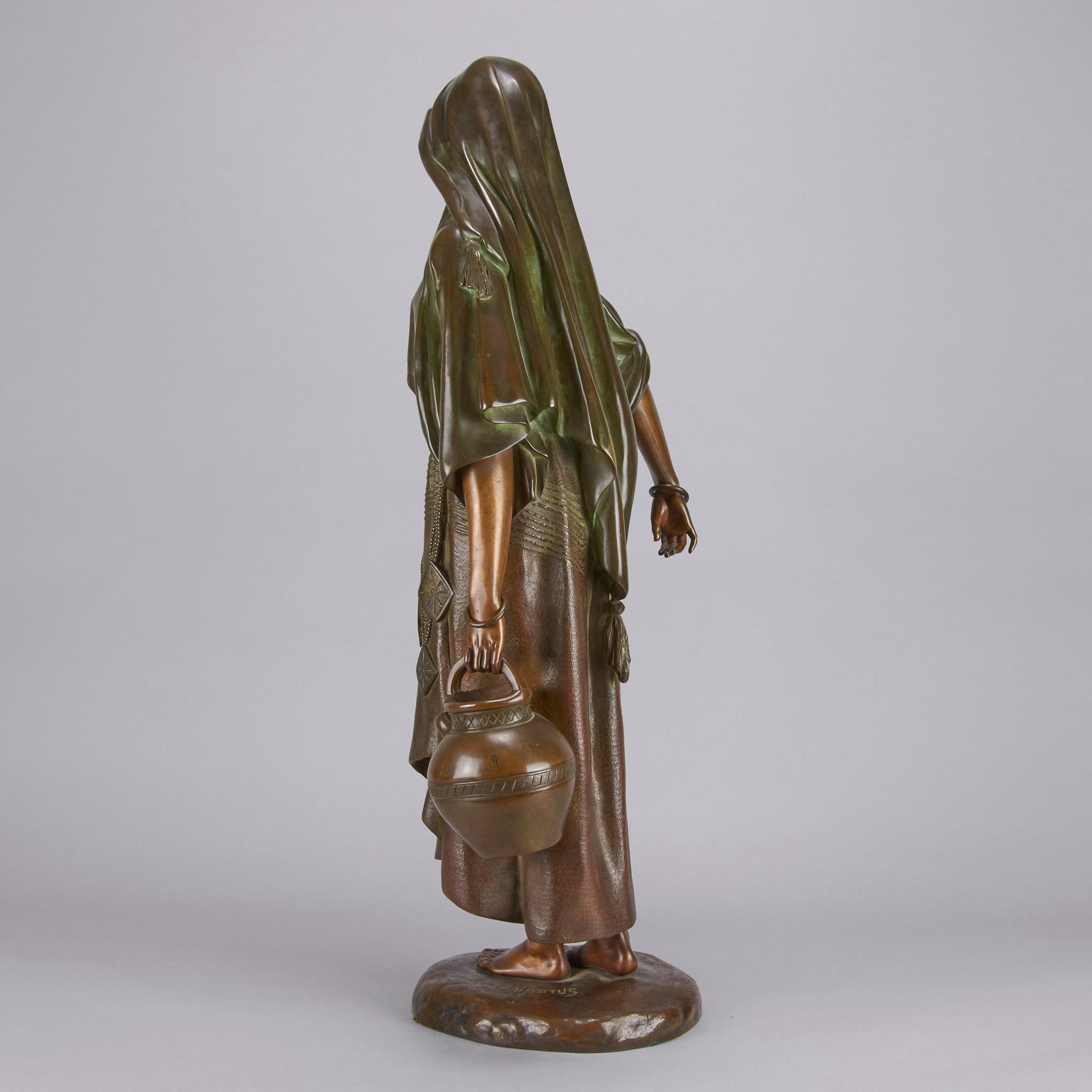 Mid-20th Century “Water Carrier” Art Deco Bronze by Demeter Chiparus, circa 1920