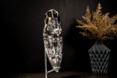 Water-Clear Lemurian Quartz Point from Diamantina, Optical Clarity