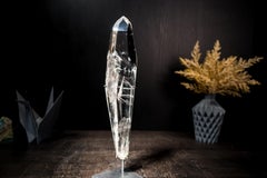 Water Clear Real Lemurian Quartz Point