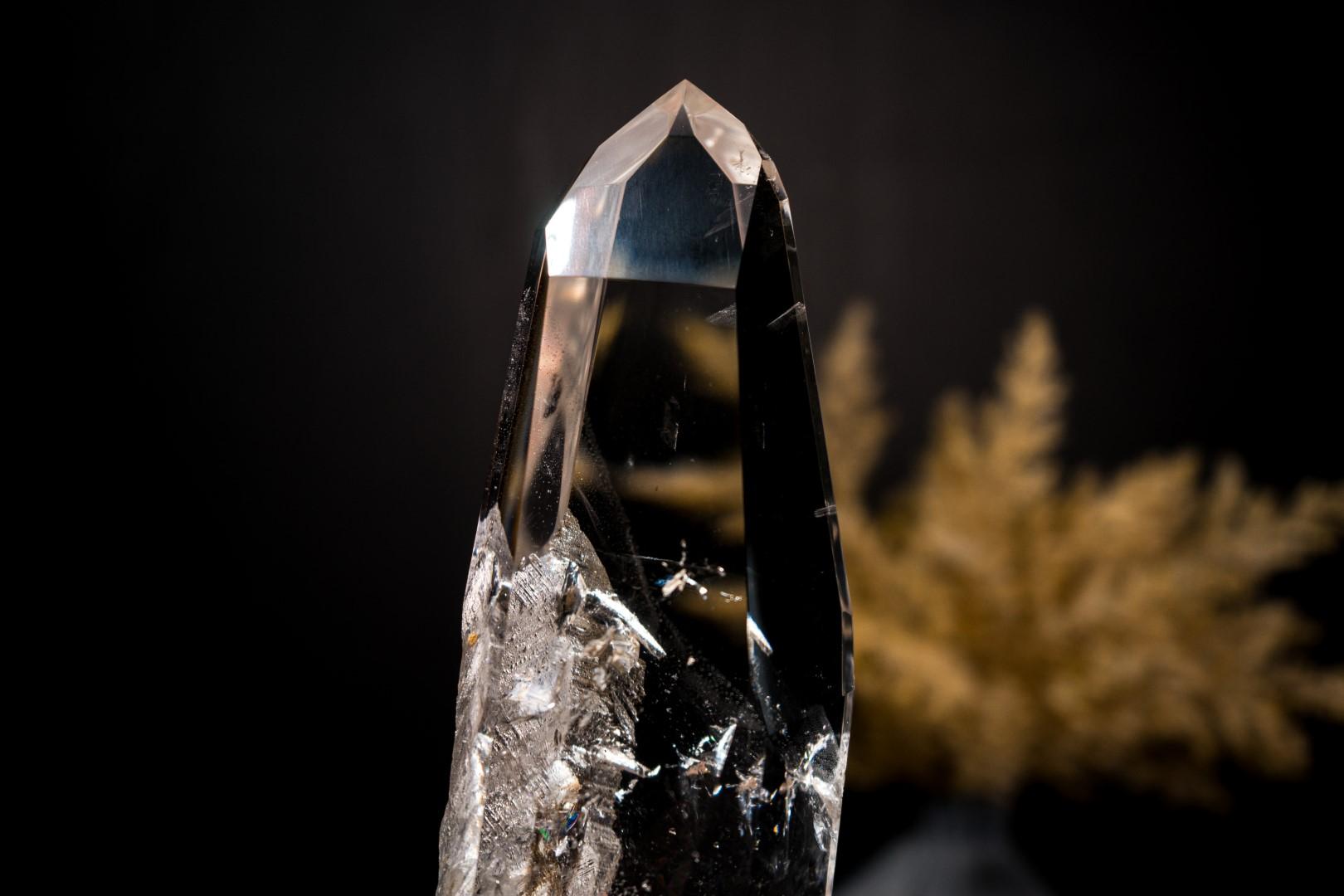 Brésilien Eau claire Véritable Pointe de Quartz Lémurien en vente
