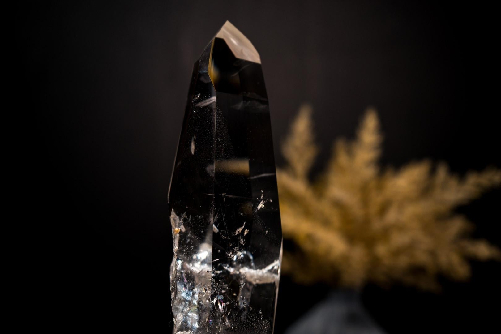 Eau claire Véritable Pointe de Quartz Lémurien Neuf - En vente à Ametista Do Sul, BR