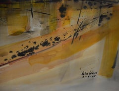 Water Color City Scape by Anton Weiss, 1965