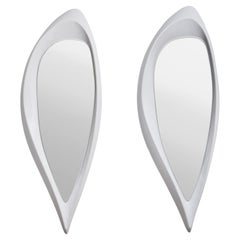"Water Drops" vintage mirrors in fiber glass