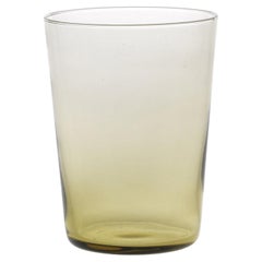 Water Glass Handcrafted in Muranese Glass, Angora Smooth MUN by VG