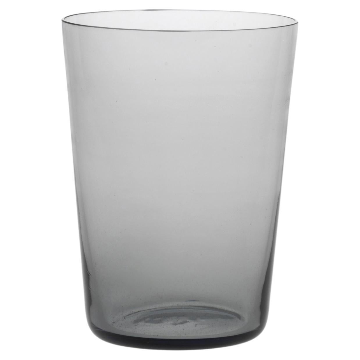 Water Glass Handcrafted in Muranese Glass, Lead Smooth MUN by VG