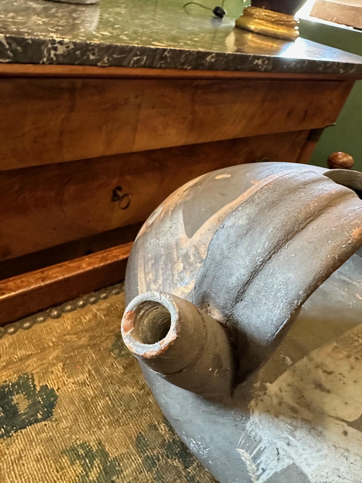 Jarra Porta Agua Jarrón de Cerámica Hecho a Mano Florero Antiguo LA CA centro de mesa en venta 8