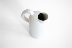 Water Jug in White Porcelain Handcrafted in Portugal by Origin Made