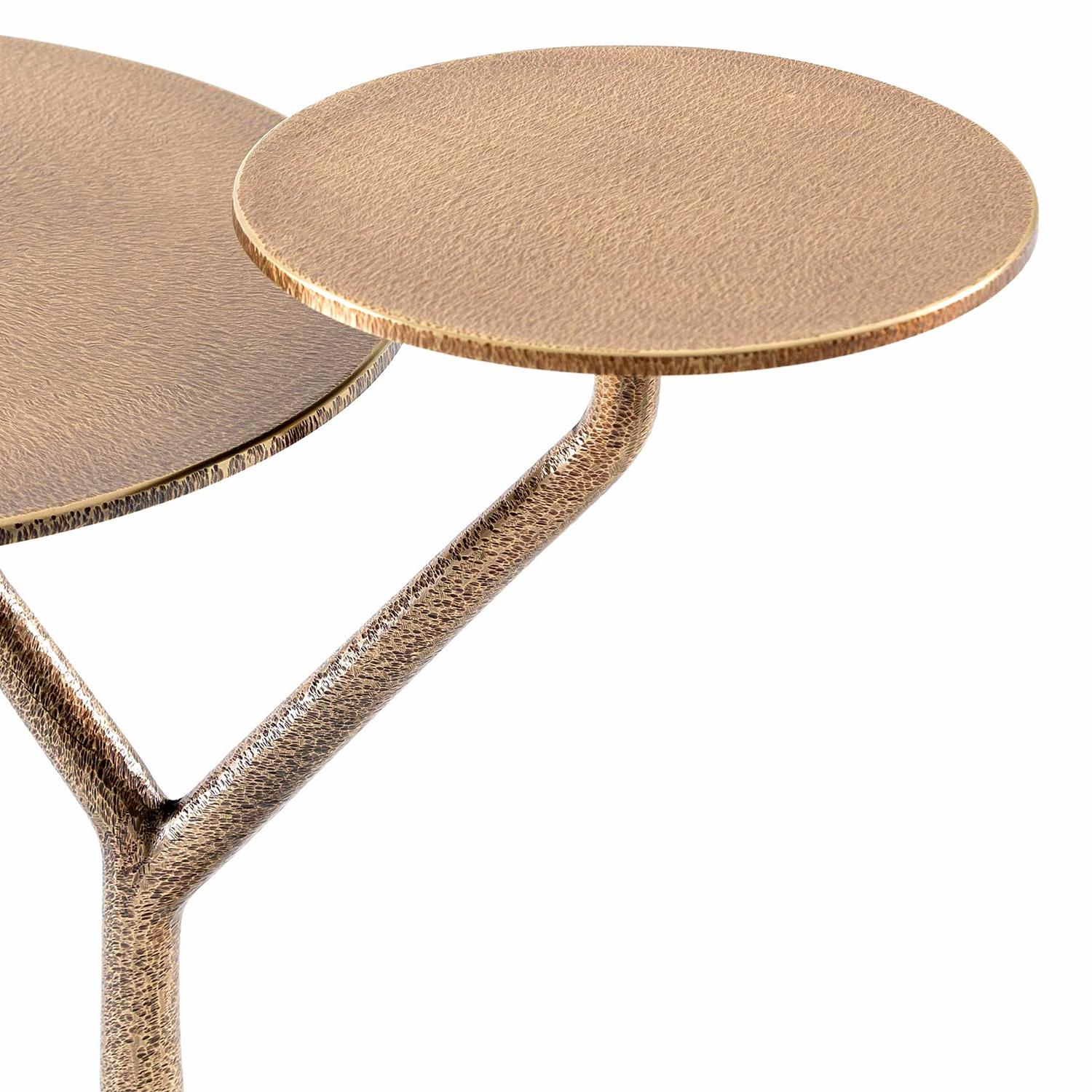 Contemporary Water Lily Side Table For Sale