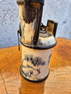 Water/opium Pipe In "hue Blue " Porcelain, Late 19th Century, Early 20th Century