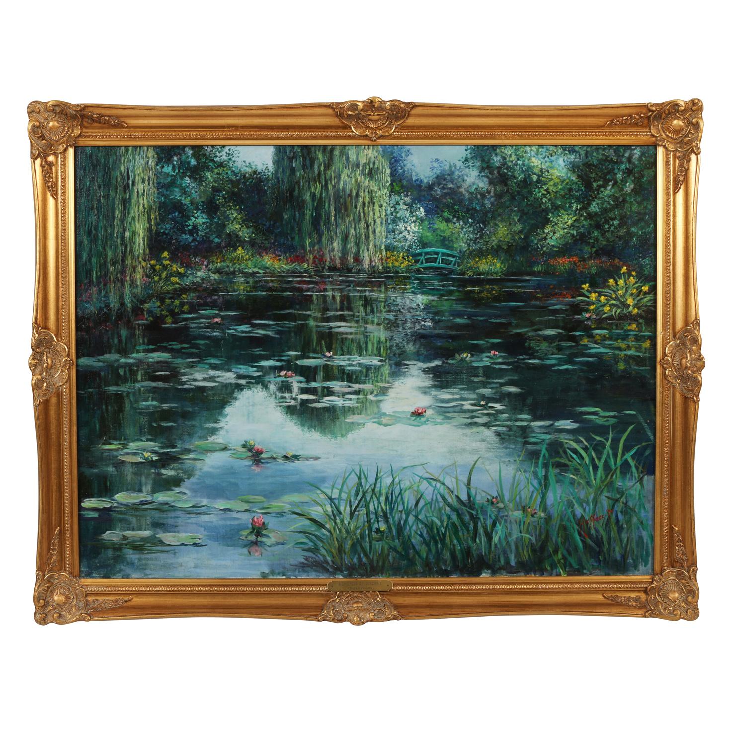 Water Scene by Noted Palm Beach Artist In Good Condition In Locust Valley, NY