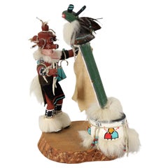 Serpiente de Agua (Palulukang) y Hombre de Barro (Koyemsi) - Muñeca Kachina