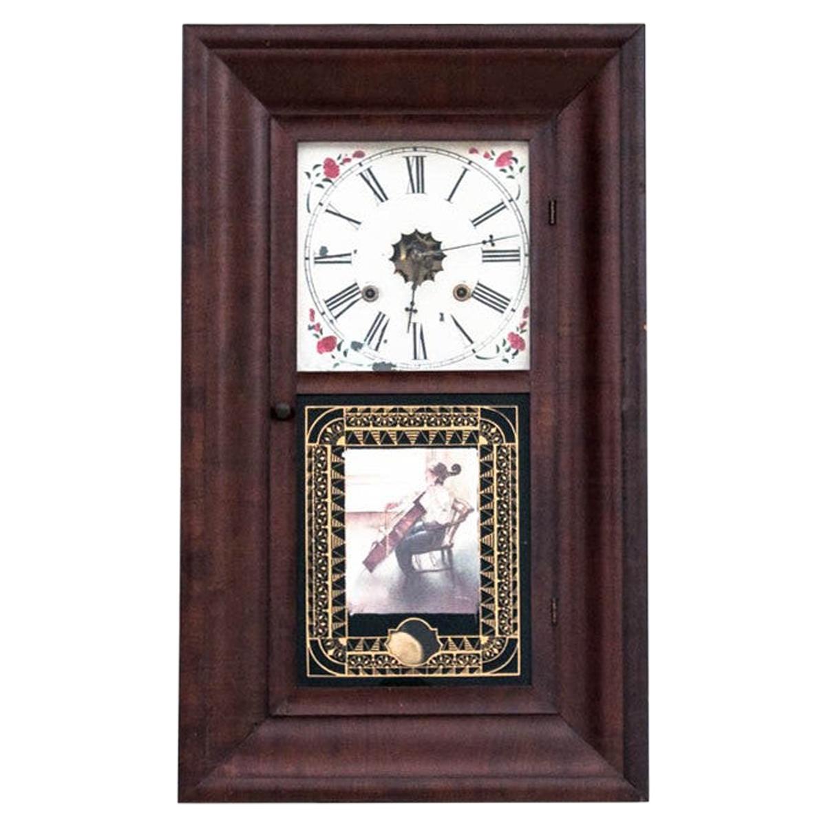 Waterbury Wall Clock, USA, Mid 19th Century