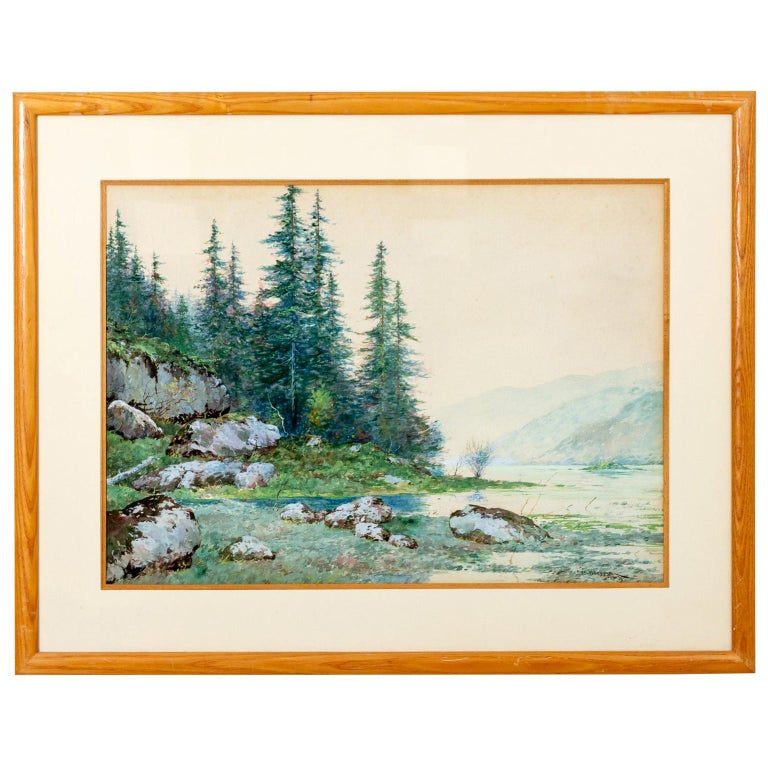Watercolor by Ben Blesson For Sale at 1stDibs