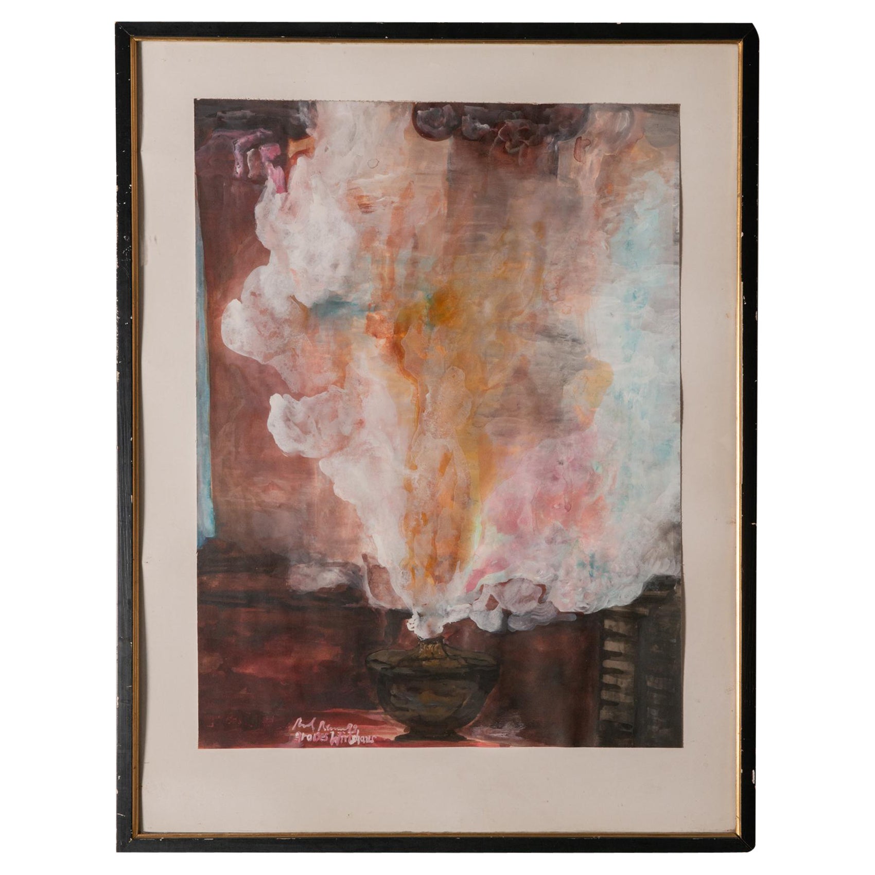 Aquarell von Paul Renner, Aquarell