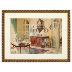 Aquarelle - Peinture d'intérieur