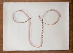 Watercolor of a "Sewing Tape" in a Sculptural Suggestive Shape, 2002