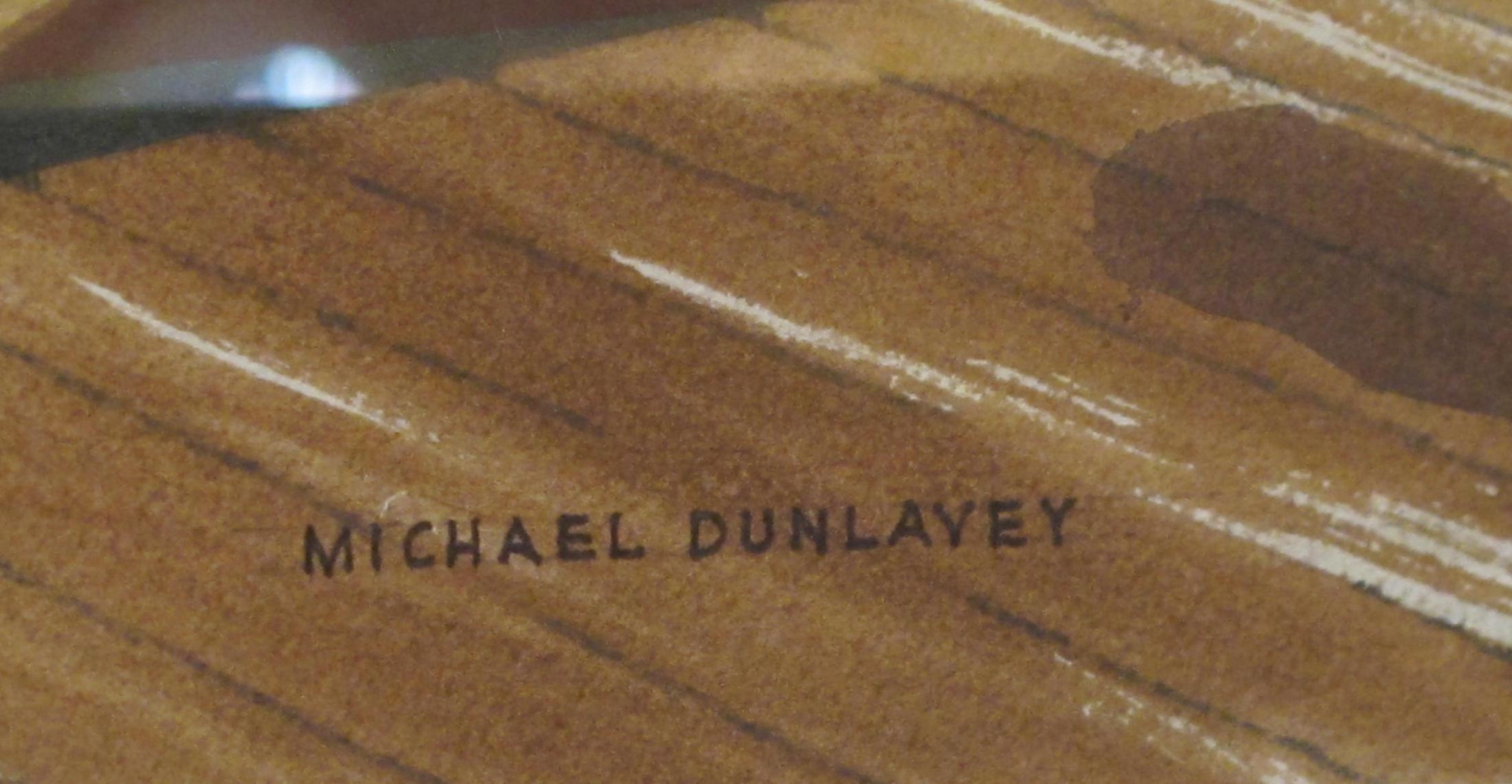 Aquarell auf Papier 'Nordwind:: Bodega Bay:: Kalifornien' von Michael Dunlavey (Sonstiges) im Angebot