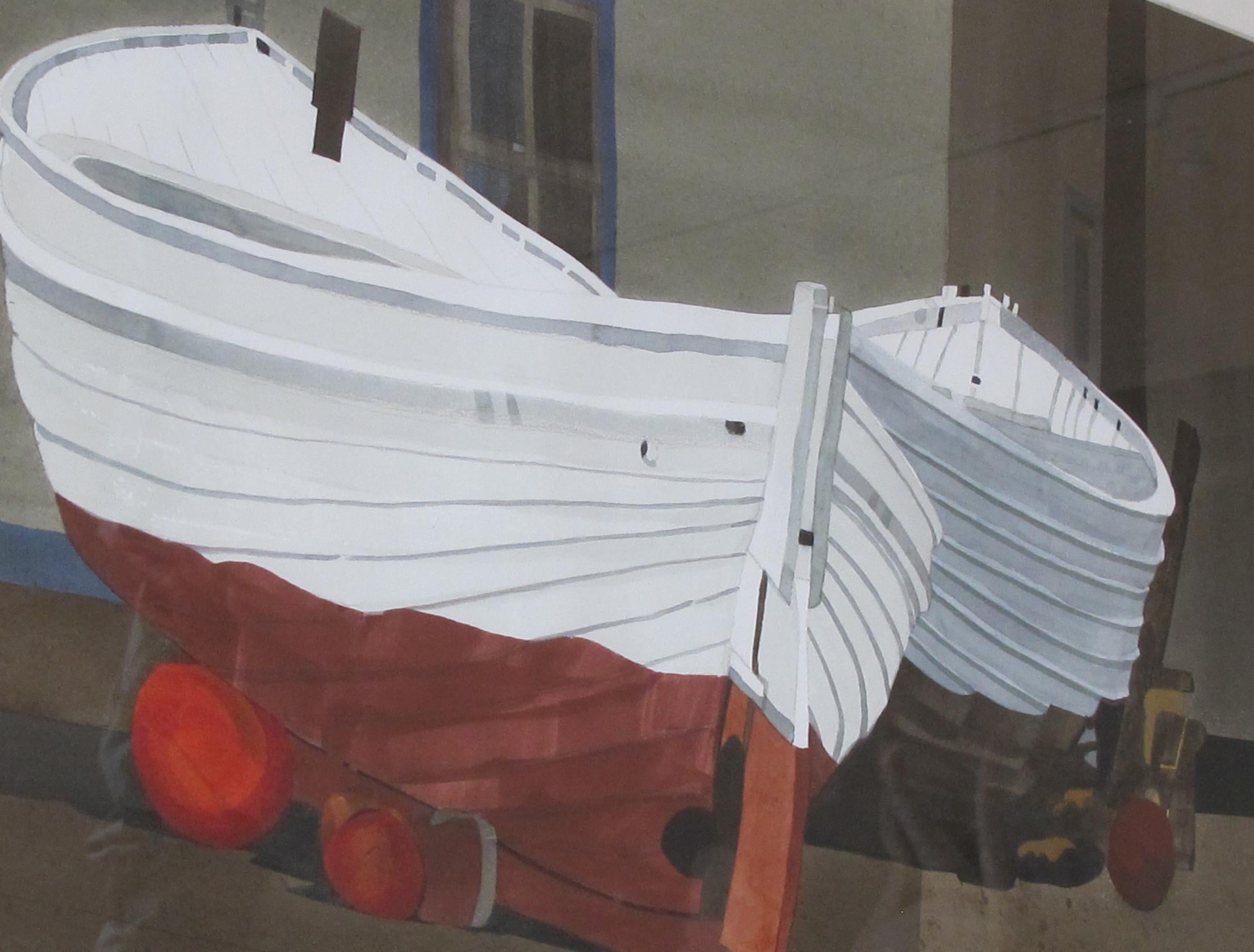 From the artist: Old fishing boats have always fascinated me. Those on the verge of falling apart, and sinking into the sea seem to call me, and I cannot pass one by without shooting a photograph as inspiration for a future painting. I seek to