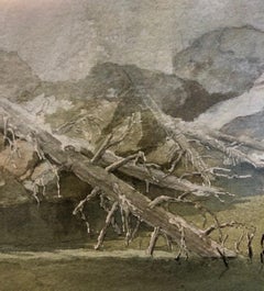 Watercolor Painting on Paper, Signed, 1998, American Artist, 13.5x20.5