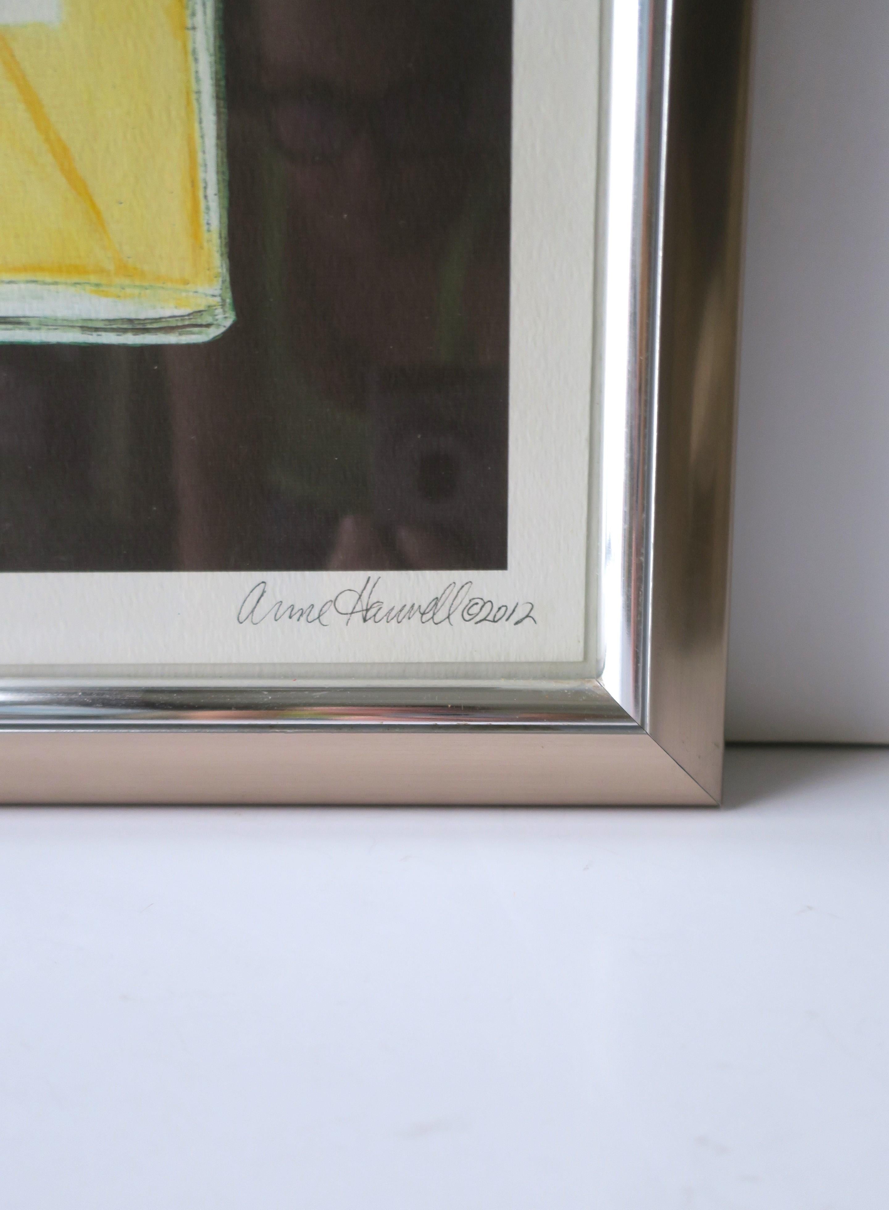 XXI secolo e contemporaneo Pittura ad acquerello del profumo Chanel n. 5 in vendita