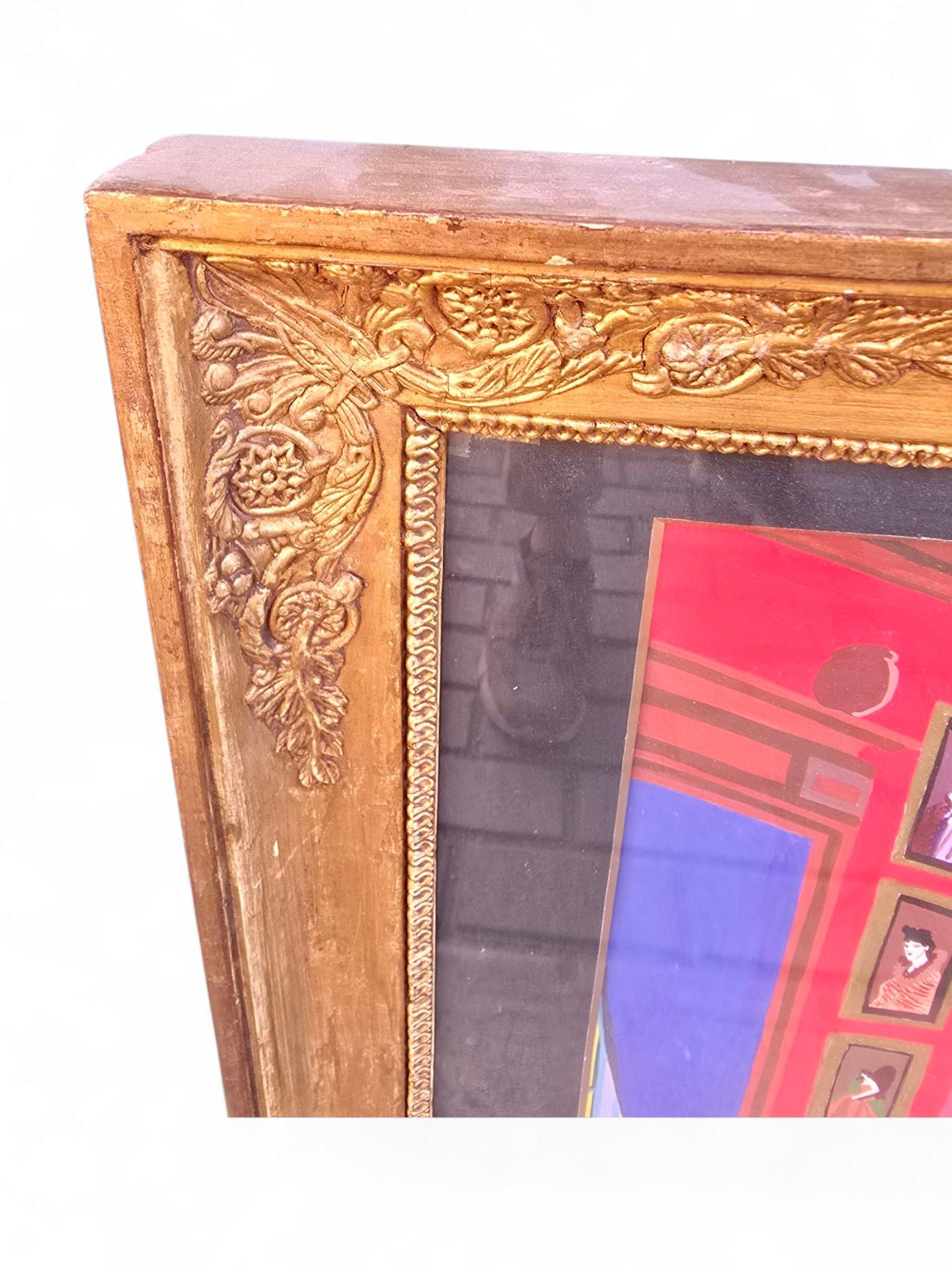 Aquarell eines Clowns, der Klavier spielt, signiert A. Tilman, 1980 im Angebot 6