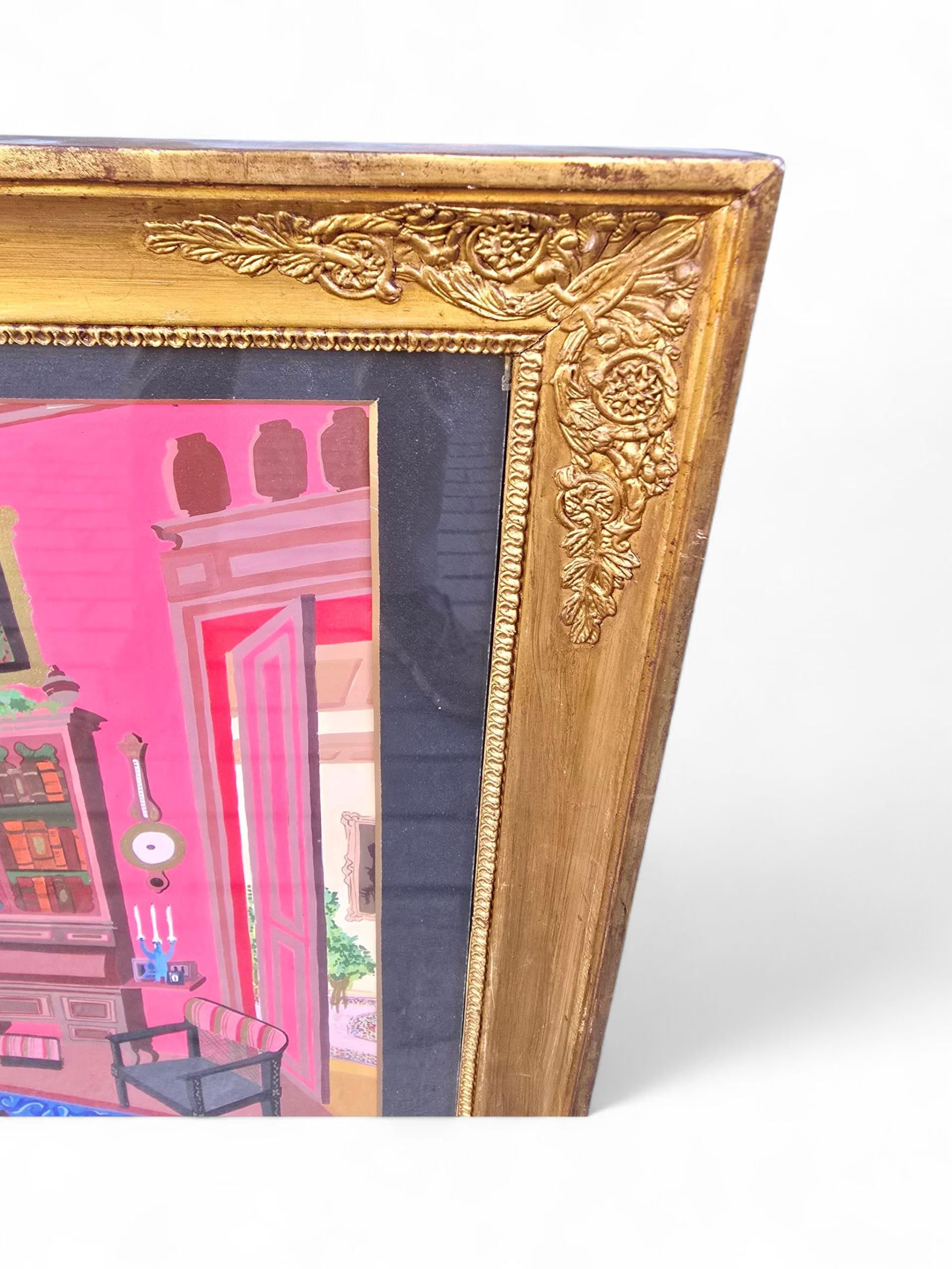 Aquarell eines Clowns, der Klavier spielt, signiert A. Tilman, 1980 im Angebot 7