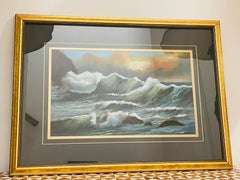 Watercolor Seascape at Sunset by Catherine Douglass Painting