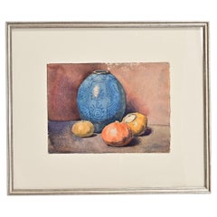 Watercolor Still Life, Framed