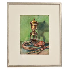 Watercolor Still Life, Framed