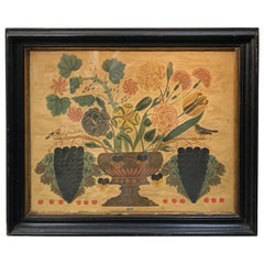 Watercolor Theorem on Paper, Dated 1847