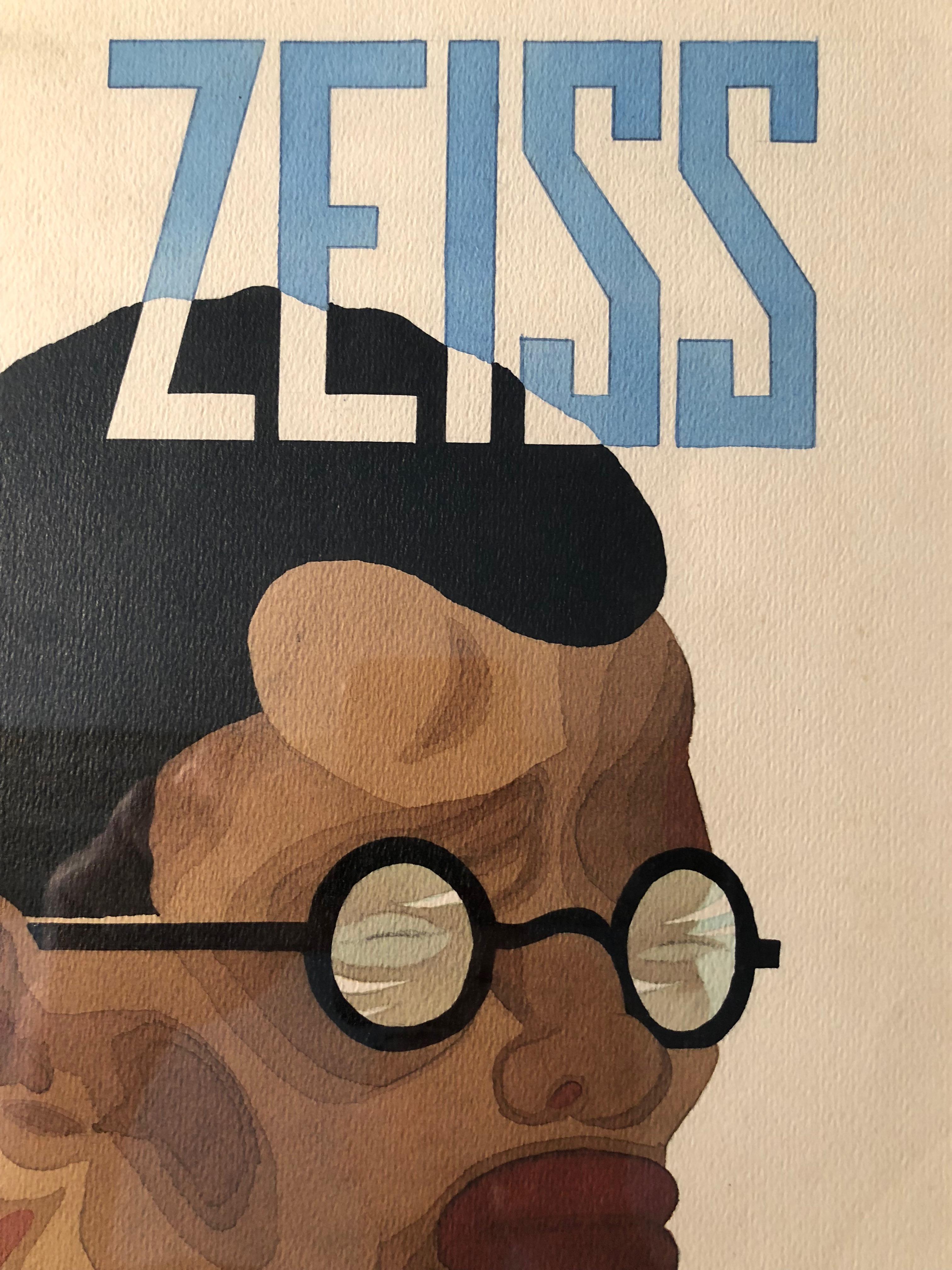 Bauhaus Aquarelle, étude publicitaire pour Zeiss des années 1920
