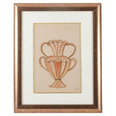 Aquarell von André Derain, Studie einer Vase, XX. Jahrhundert.