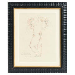 Watercolour by Miquel Brunet (1919-2007)