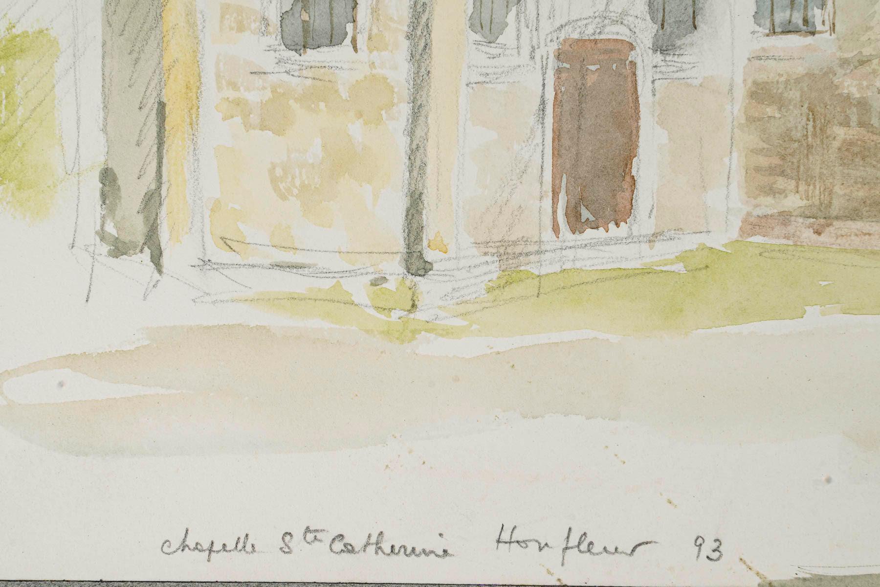 Papier Aquarelle sur papier d'Evelyne Luez, 20e siècle. en vente
