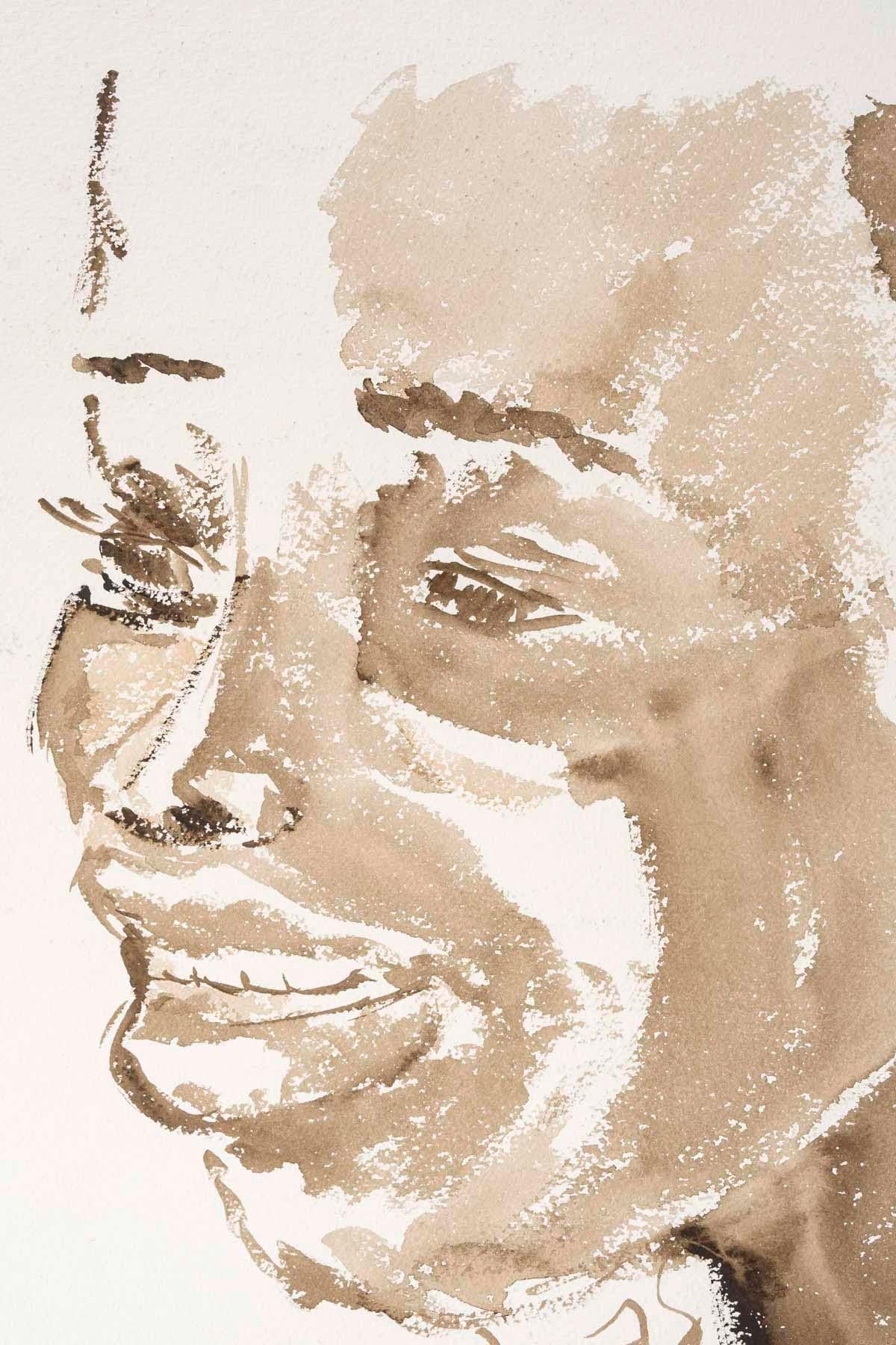 Aquarell auf Papier, Porträt einer Afrikanerin, 20. Jahrhundert.

Aquarell auf Papier, Porträt einer Afrikanerin, 20. Jahrhundert, unsigniert.
H: 61cm, B: 46cm, T: 0,3cm