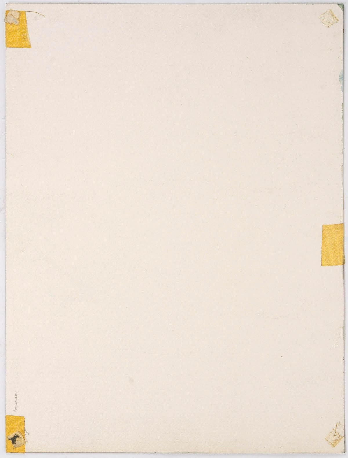 Aquarell auf Papier, Porträt einer afrikanischen Frau, 20. Jahrhundert. im Zustand „Gut“ im Angebot in Saint-Ouen, FR
