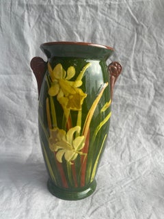 Watercombe Daffodil Vase- Torquay, England 1939