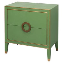 Watercress Green Modern Nightstand