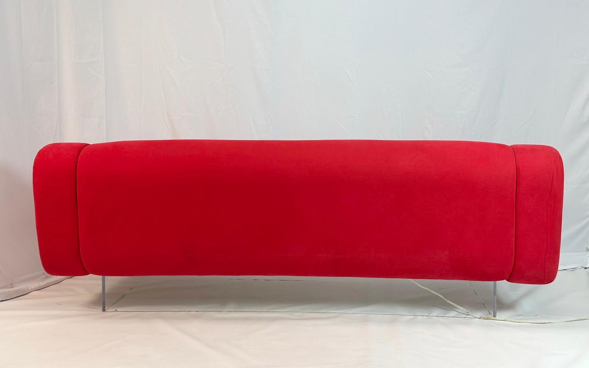 Hand-Crafted Waterfall Bear Sofa by Charles Hollis Jones, Signed & Dated For Sale