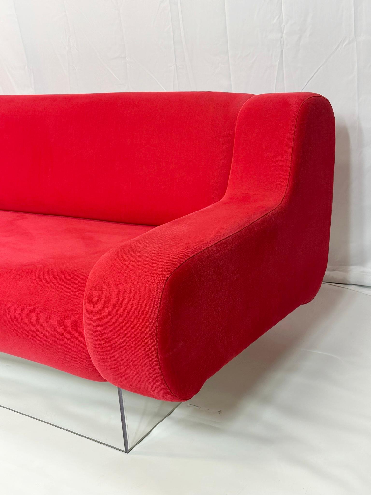 Waterfall Bear Sofa by Charles Hollis Jones, Signed & Dated In Good Condition For Sale In Los Angeles, CA