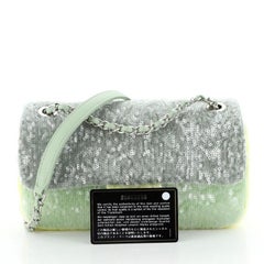 Sac à rabat CC Waterfall Mini Sequins